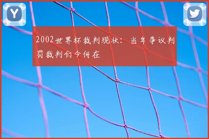 2002世界杯裁判现状：当年争议判罚裁判们今何在